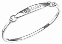 Baby's silver bangle