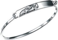 Baby boy's silver bracelet